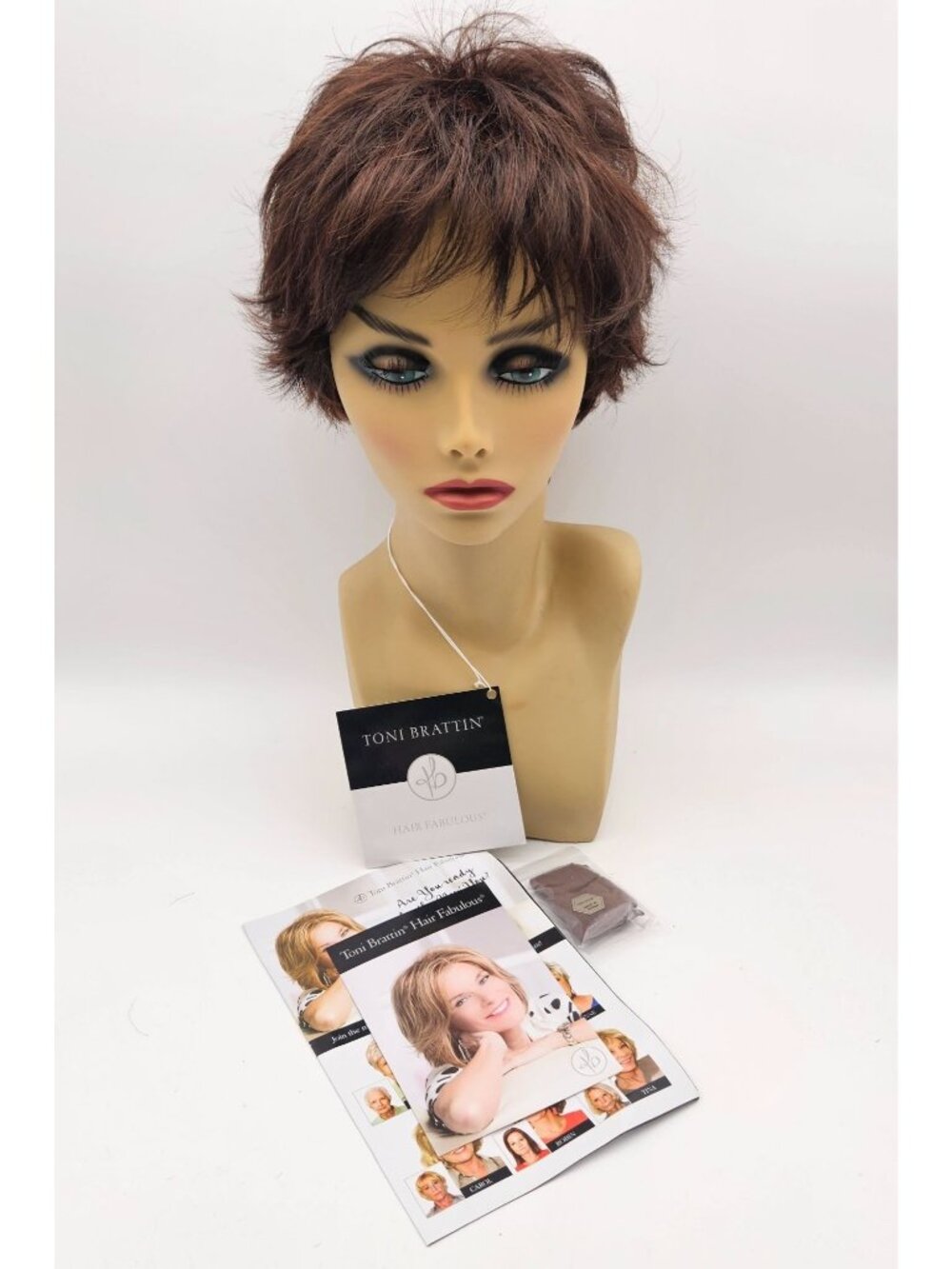 Toni Brattin Synthetic Wig TB 322 Inspiration Plus HF Short Layered Med Brown Ne